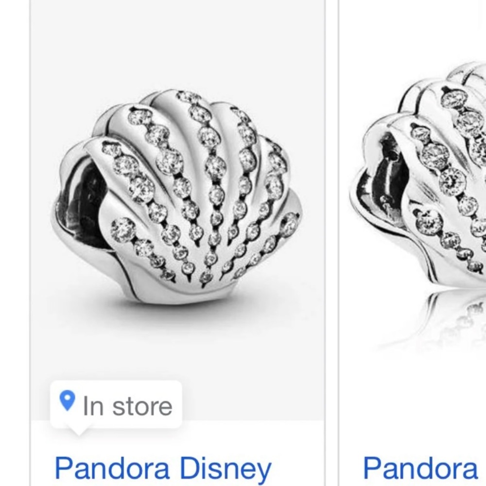 Pandora Ariel shell charm